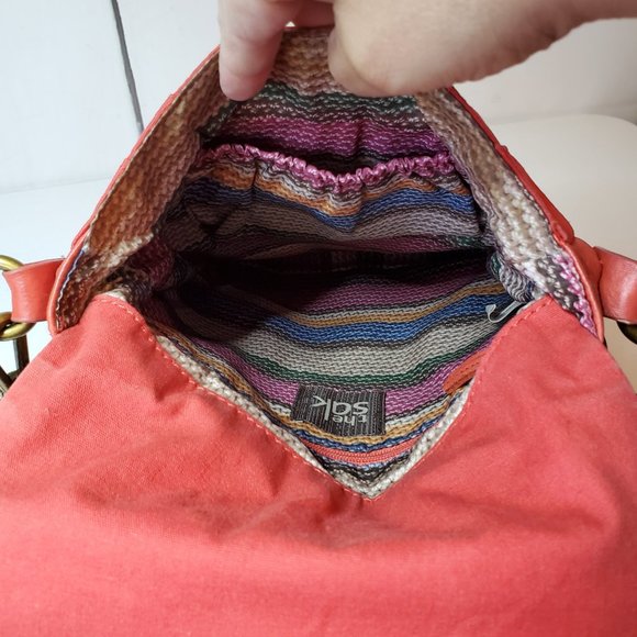 The Sak Pebbled Leather Organizer Crossbody Bag - Picture 8 of 15